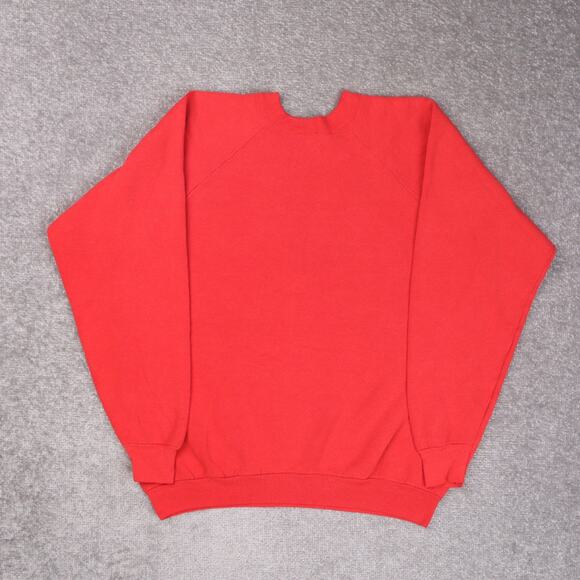 Vintage Womens Cute Cows Karen C. XL Red Long Sleeve Pullover Sweatshirt - Picture 2 of 10